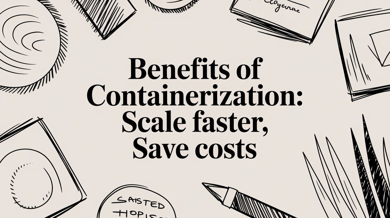 Benefits of Containerization: Scale Faster, Save Costs