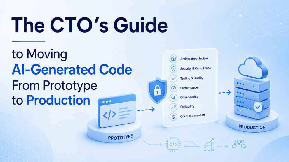 The CTO’s Guide to Moving AI-Generated Code From Prototype to Production