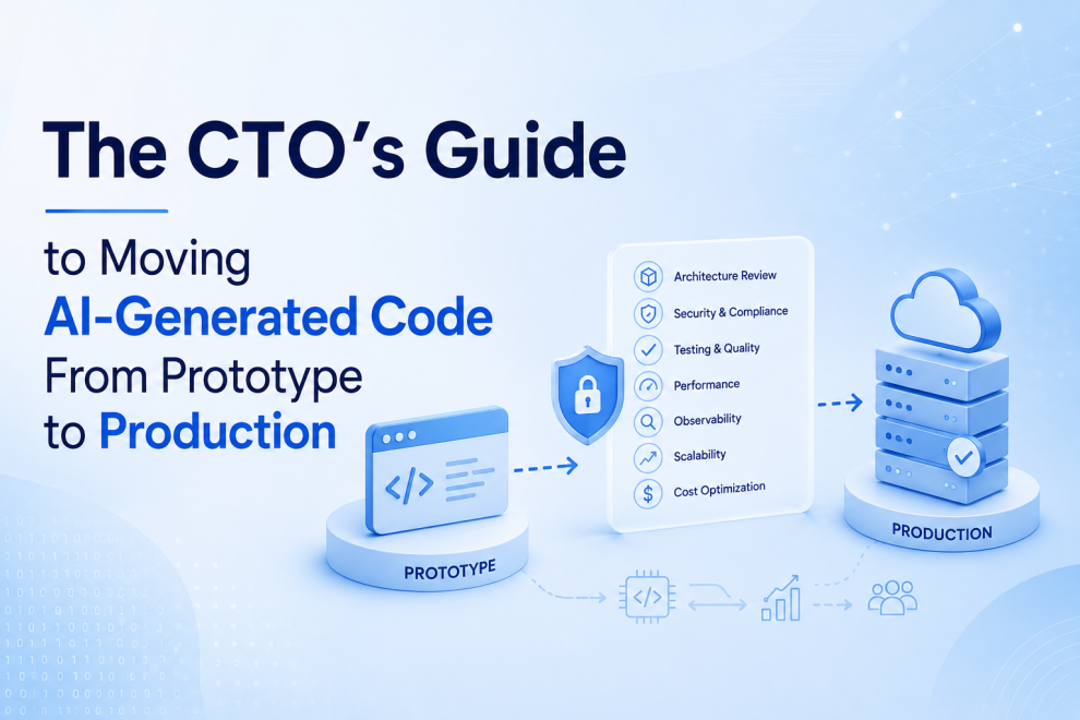 The CTO’s Guide to Moving AI-Generated Code From Prototype to Production