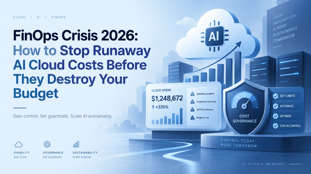 FinOps Crisis 2026: How to Stop Runaway AI Cloud Costs Before They Destroy Your Budget