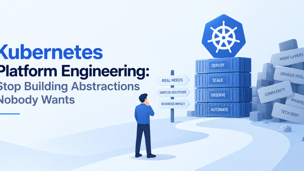 Kubernetes Platform Engineering: Stop Building Abstractions Nobody Wants
