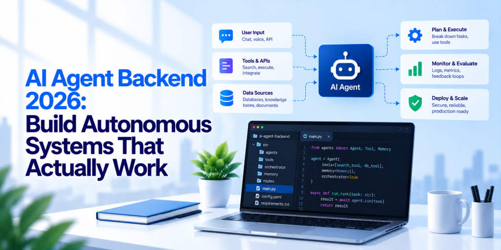 AI Agent Backend 2026: Build Autonomous Systems That Actually Work